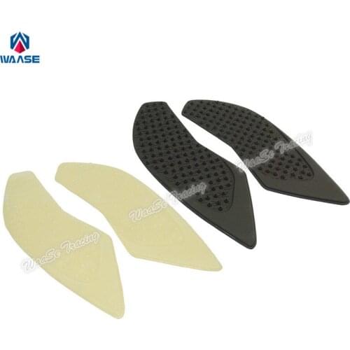 Waase Tank Pad Protector Sticker Decal Gas Knee Grip Tank Traction Pad Side For Yamaha YZF R1 2015 2016 2017