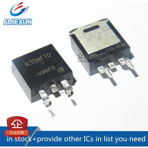 10Pcs STB35NF10T4 TO263 MOSFET N-CH 100V 40A D2PAK RoHS : Compliant 100% New and original