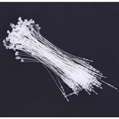 100pcs Loop Locks fasten rope PPcommodity Clothes Price label Tagging Pins Plastic loop lock pins Rope pin line tag holder sling
