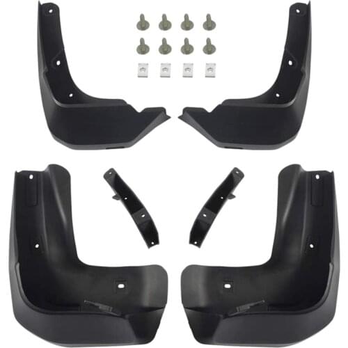 4Pcs Front + Rear Splash Guards Mud Flaps Mudflaps for Acura MDX 2014-2016