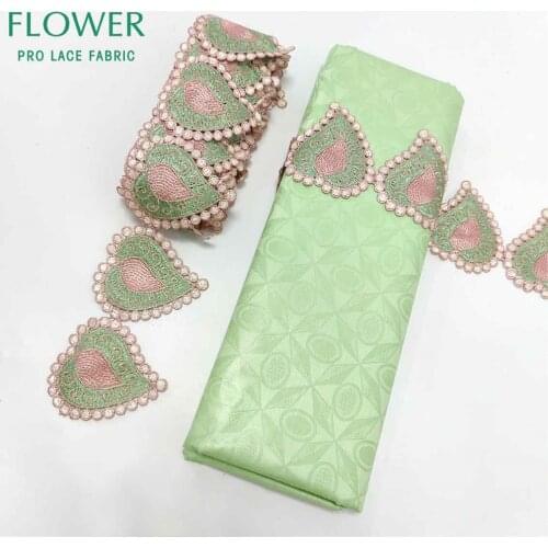 5+5 Yards 3D Vintage Guipure Ribbon For Crafts And Bazin Riche Fabric Gambia Women Sewing Party Clothing Bazin Riche Lace Fabric