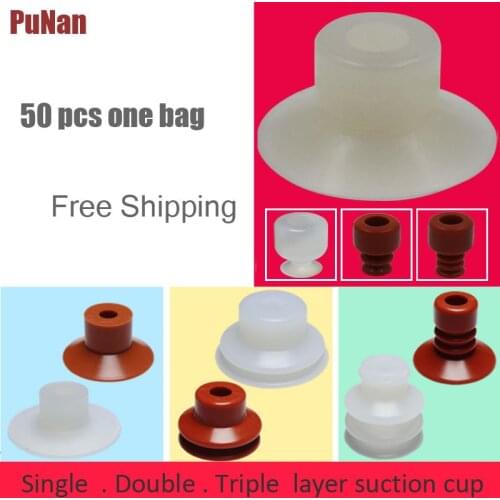 50pcs Vacuum Chuck pneumatic components MP BT series silicone sucker industrial manipulator tool accessorie suction cups