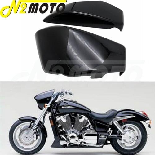 For Honda VTX1800 VTX 1800 R/Retro S/Spoke N/Neo F T/Tourer 2002-2008 Motorcycle Black Battery Side Cover Side Frame Guard