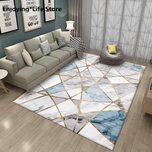 Large Rug Modern Minimalist Living Room Carpet Geometric Pattern Floor Mat Home Display Rug Carpets for Living Room