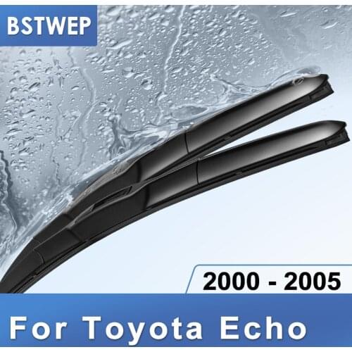BSTWEP Hybrid Wiper Blades for Toyota Echo Fit Hook Arms