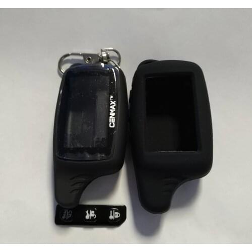 8A Case for CENMAX ST-8A+Silicone Case Russian LCD Remote Control for CENMAX ST8A 8A LCD Keychain