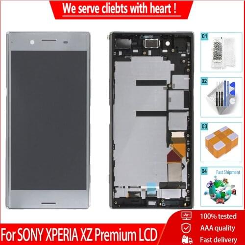 5.5" Original Screen Display For SONY XPERIA XZ Premium G8142 G8141 LCD With Touch Panel Display Digitizer Assembly Replacement