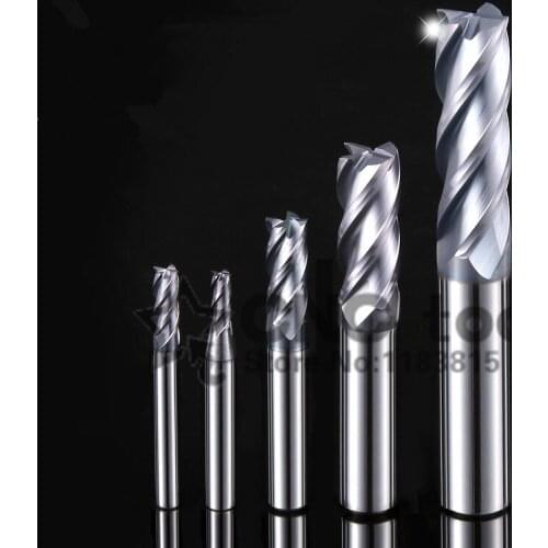 Milling Cutter Alloy Coating Tungsten Steel Tool cnc maching EndMill top milling cutter kit milling machine tools