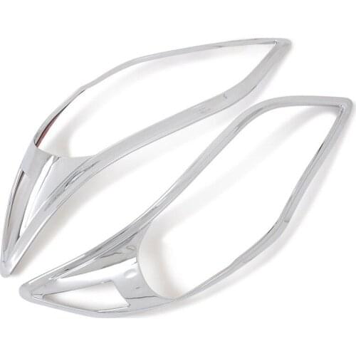 For Toyota Corolla 2011 2012 2013 Chrome Front Headlight Lamp Frame Cover Trim