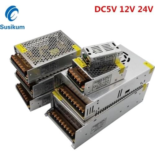 Switching Power Supply Light Transformer AC110V 220V To DC 5V 12V 24V Power Supply Source Adapter For Led Strip CCTV