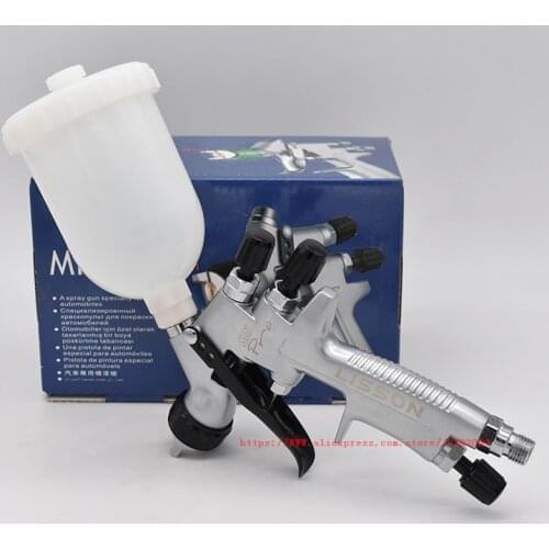MINI Repair Spray Gun SRi Pro 1.2mm Gravity Feed HVLP Paint Sprayer with 250ml cup