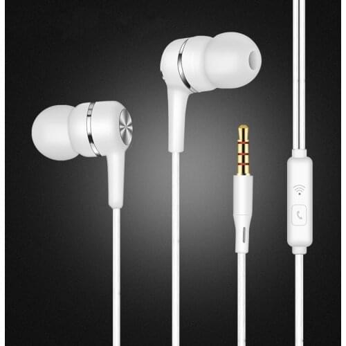 New Colorful fruits In-ear Earphone White for Samsung Galaxy S6 Wired Headset with Mic 3.5mm Jack Headphone for Cell Phone