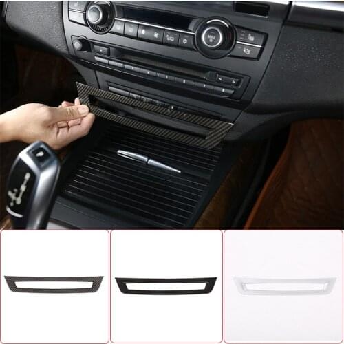 Glossy Black ABS Plastic For BMW X5 E70 2008-2013 Car ABS Driving Aid Control Frame Trim Accessories