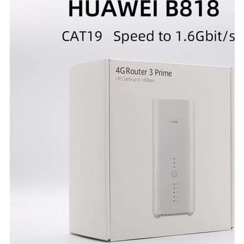 Unlocked new Huawei B818 4G Router 3 Prime LTE CAT19 Router 4G LTE huawei B818-263 PK B618s-22d B618s-65d B715s-23c