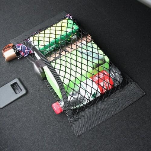 Universal Car Seat Rear Trunk Storage Net Bag for Ford Focus 2 3 Fiesta Mondeo Kuga Citroen C4 C5 Skoda Octavia Rapid Superb