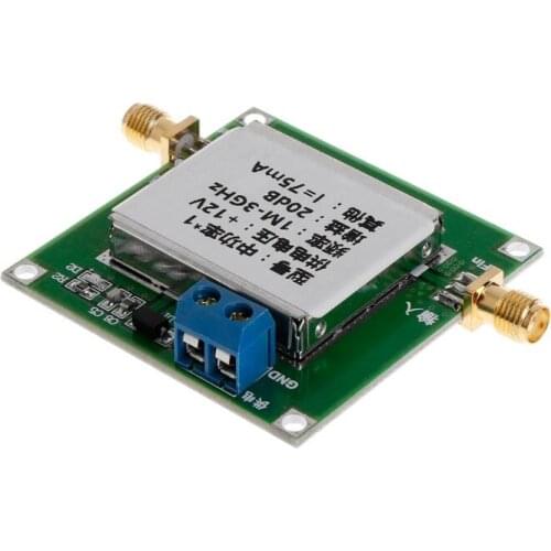 1-3000MHz 2.4GHz 20dB LNA RF Broadband Low Noise Amplifier Module UHF HF VHF P0RE