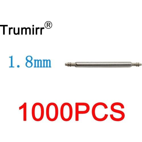 10mm 12mm 14mm 16mm 17mm 18mm 19mm 20mm 21mm 22mm 23mm 24mm Watch Band Spring Bar Stainless Steel Double Flange Pin 1000pc 1.8mm