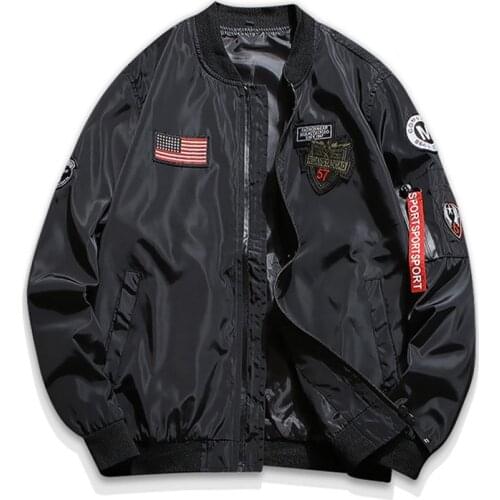 2020 Brand Mens Bomber Jacket Thin Men Embroidery Baseball Jackets Coat Solid Color Casual Jacket Overcoat Male Hip Hop Clothing