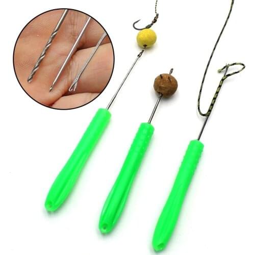 3pcs Carp Fishing Tool Carp Rig Making Bait Needle Splicing Boilie Drill Carp Tool For Carp Fishing Accessories Equipment