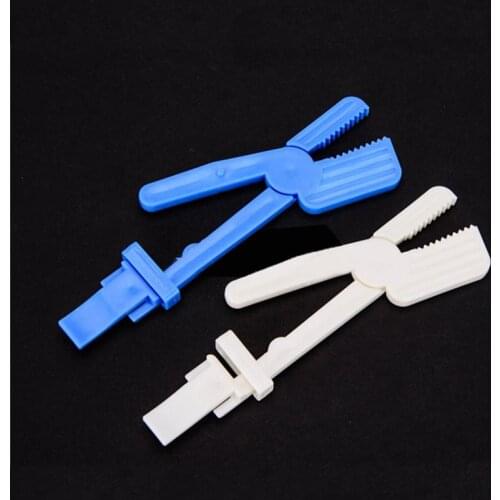 5/10 Plastic Snap X-Ray Film Radiograph Holder Clip Blue For Dental Lab Supplies Dental Clinic Autoclavable Instrument
