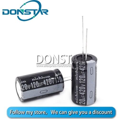 5PSC 420V 120UF Electrolytic Capacitor 120UF 420V Aluminium Electrolytic Capacitor