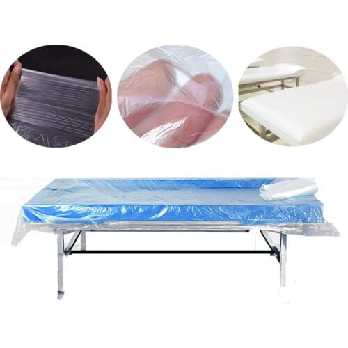 90 Pieces of Beauty Salon Plastic Waterproof Membrane Disposable Bed Membrane Professional Beauty Spa Bedspread Sheets