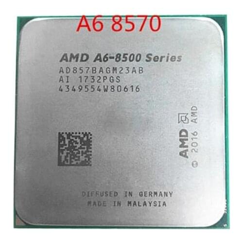 AMD A6-Series A6-8500 A6 8570 3.5 GHz 65W Dual-Core CPU Processor AD875BAGM23AB Socket AM4