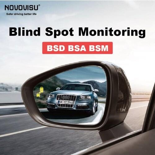 NOVOVISU Car BSD System BSA BSM Blind Spot Detection Driving Warning Safety Radar Alert Mirror For Audi S6 2008~2009