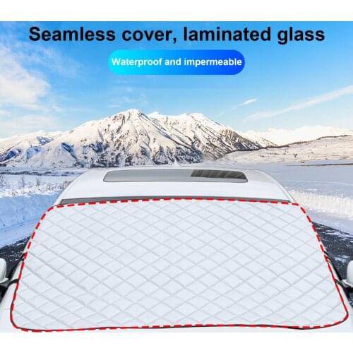 Car Snow Cover Car Cover Windshield Sunshade Outdoor Waterproof Anti Ice Frost Auto Protector Winter Automobiles Exterior Cover
