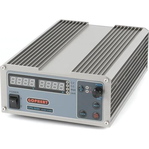 CPS-3220 High Power Digital DC Power Supply 32V 20A Mini Adjustable Compact Laboratory Power Supply EU/AU Plug