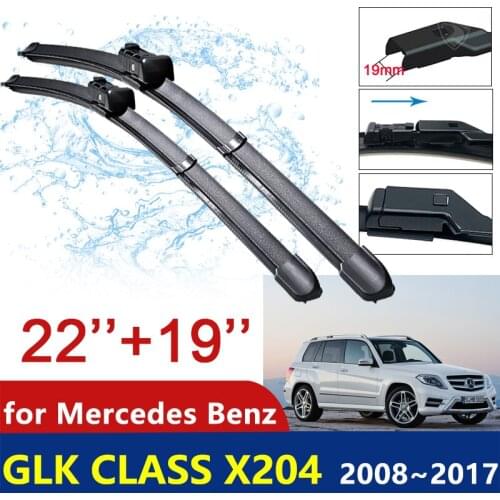 For Mercedes Benz GLK Class 280 300 350 200 220 320 X204 CDI 4Matic Windshield Wipers Car Wiper Blade Car Accessories Stickers