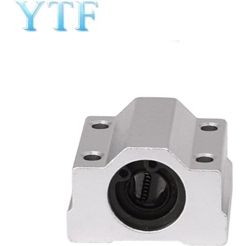 SC8UU SCS8UU 8mm Slide Unit Block Bearing Steel Linear Motion Ball Bearing Slide Bushing Shaft CNC Router DIY 3D PRINTER Parts