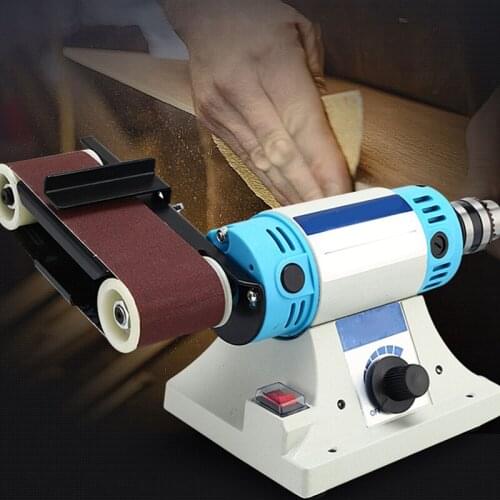 New Electric Grinder Polishing Machine Adjustable Speed Polisher Sanding Jewelry Dental Motor Lathe Bench Mini Burnishing