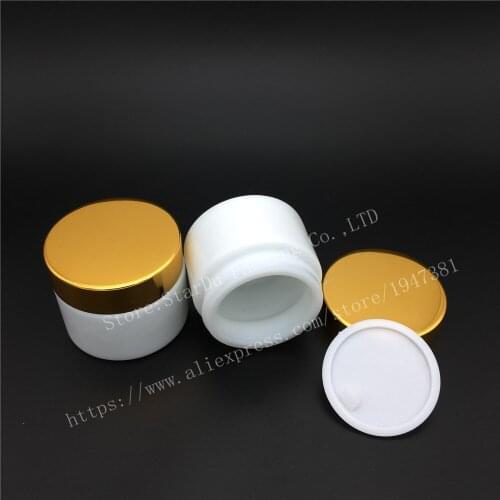 50g White porcelain jars, 50ml White ceramics jars, skin care cream bottles, 1.7 fl oz cosmetic containers