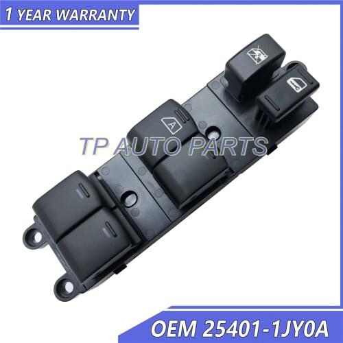 Power Window Master Control Switch OEM 25401-1JY0A 254011JY0A Compatible With Nissan