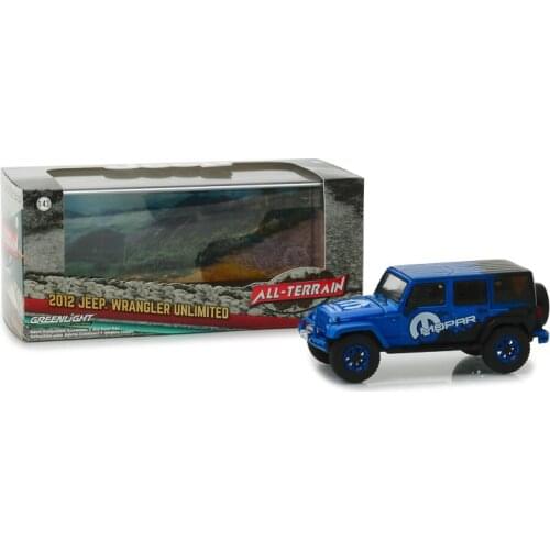 GreenLight 1:43 2012 Jeep Wrangler Unlimited Alloy model car Metal toys for childen kids diecast gift