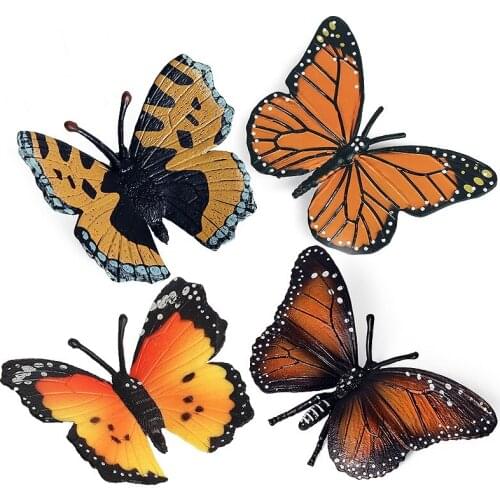 Simulation Animals Model Plastic Insect Butterfly Action Figure Home Decoration Children Educational Toy