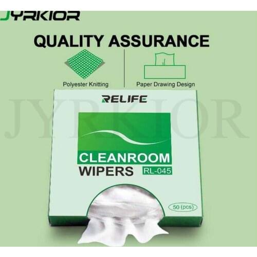 Jyrkior RL-045 Relife Anti-Static Cleanroom Wipers.Paper Drawing Design.Vacuum Packing For Phone Screen Mainboard Clean Tool