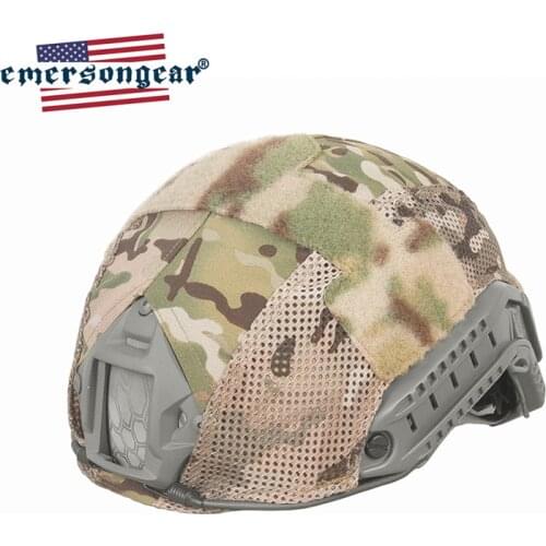 Emersongear Tactical FAST Helmet Cover Hunting Multicam Helmet Cover For Ops-Core PJ/BJ/MH Type Fast Helmet Airsoft Army Gear