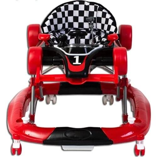 Multifunctional Anti-rollover Baby Walker Push Cart Toddler Folding Trolly Safety Seat Balance Car Kick Scooter