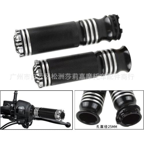 Retro 1" 25mm Black Motorcycle Handlebar for Harley Davidson Sportster Cruiser Cafe Racer Motorbike Handle Bar Parts Moto Grip