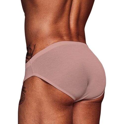 Sexy Gay Briefs Men Underwear Modal Male Panties 9 Colors Solid Cueca Tanga Mens Briefs Slip Homme Calzoncillo U Convex Pouch