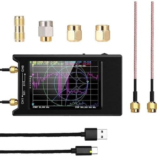Nanovna-H4 4 Inch Full View LCD Screen 50Khz-1.5Ghz VNA HF VHF UHF UV Vector Network Analyzer