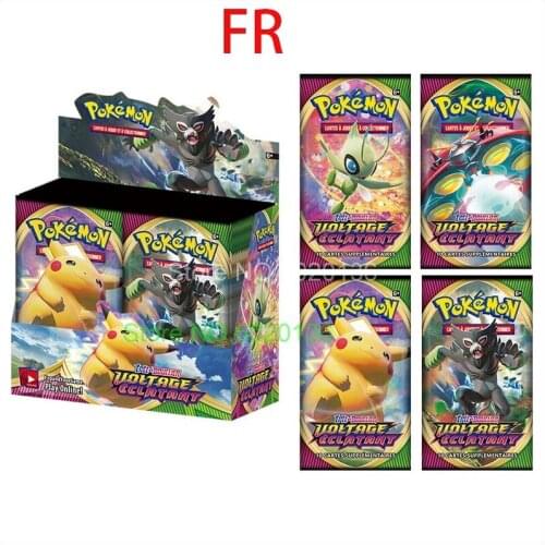 New French Version Pokemon Cards TCG: Vivid Voltage Booster Box Collectible Tradiner Card Game Toy for Child