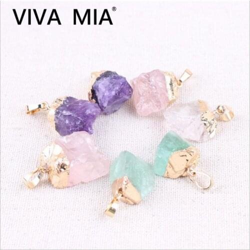 1pc Druzy Necklace Minerals Jewelry Pendants And Stones Pink Purple Gold Natural Color Green Crystal Pendants For Making