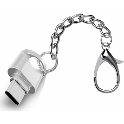 2000pcs/lot Portable USB 3.1 to Type-C Adapter USB to Type C Micro Converter OTG Adapter with TF SD Memory Card Reader