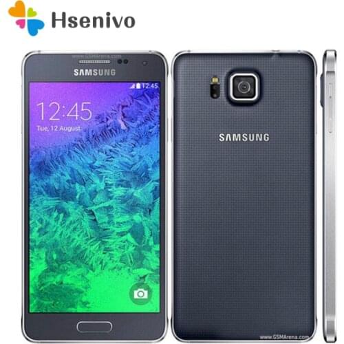 G850 Original Unlocked Samsung Galaxy Alpha G850F G850A Mobile Phone Ouad Core 2GB Ram 32GB ROM 12.0MP 4.7 Inch TouchScreen