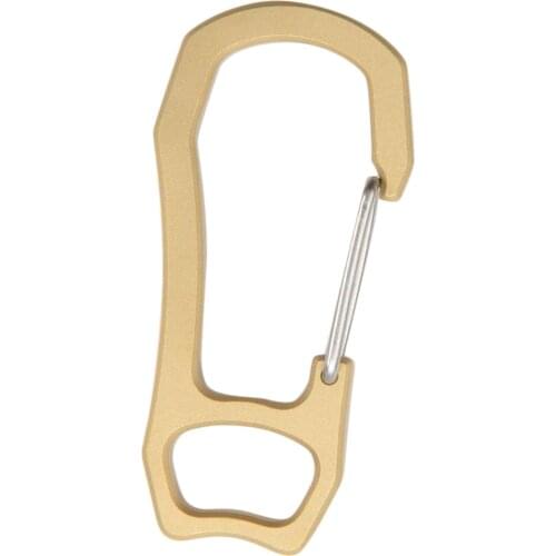 HeavyDuty Brass KeyChain Carabiner for Home Camping Fishing Hiking Travel