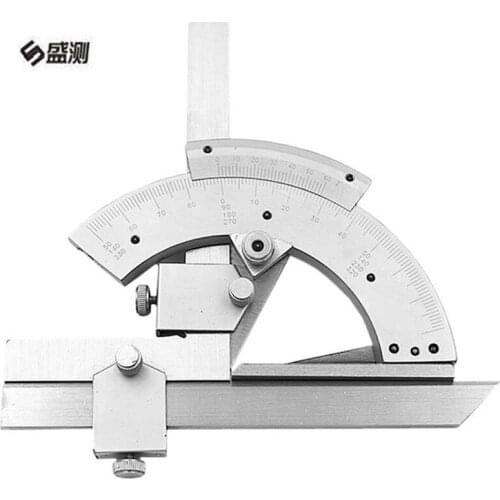 0-320 Precision Angle Measuring Finder Scales Universal Bevel Protractor Tool Measuring Gauging Hand Tool D1024