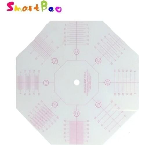 Equilateral 8-sided Multi-function Ruler, Bagua Ruler, 0.5mm To 3.0mm, Eight Indexing Modes P808